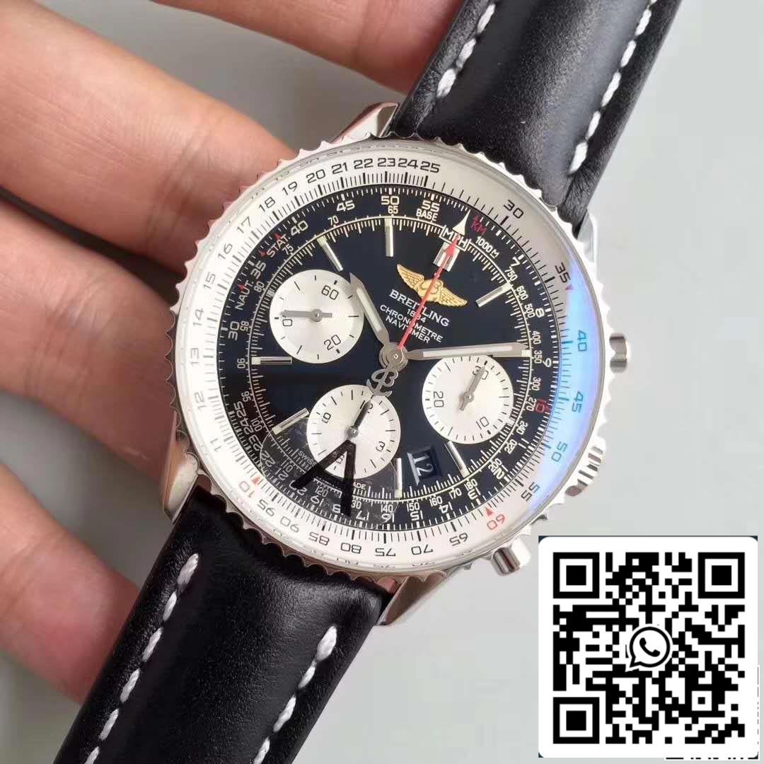 Breitling Navitimer 01 AB012012/BB01/437X/A20BA.1 JF Factory 1:1 Best Edition Swiss ETA7750 Blue Dial US Replica Watch