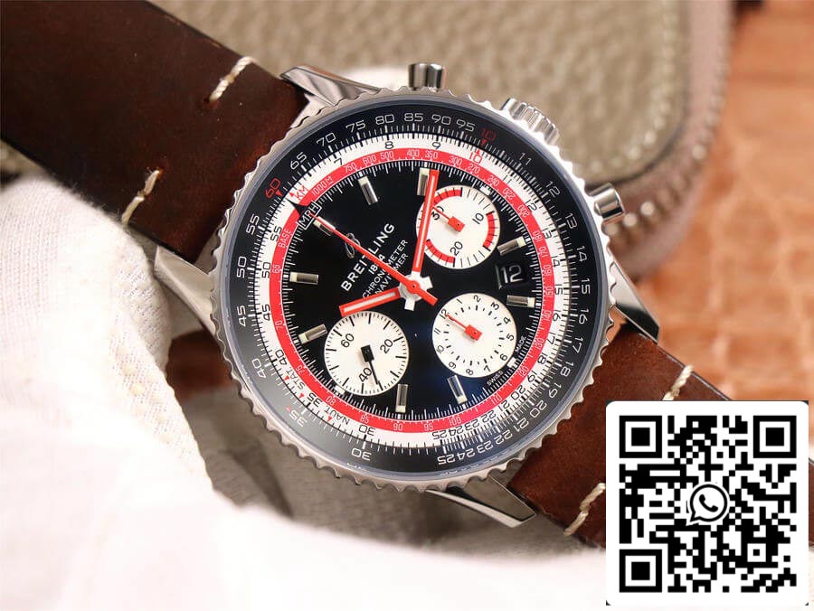 Breitling Navitimer AB01211B1B1X1 1:1 Best Edition V9 Factory Black Dial US Replica Watch