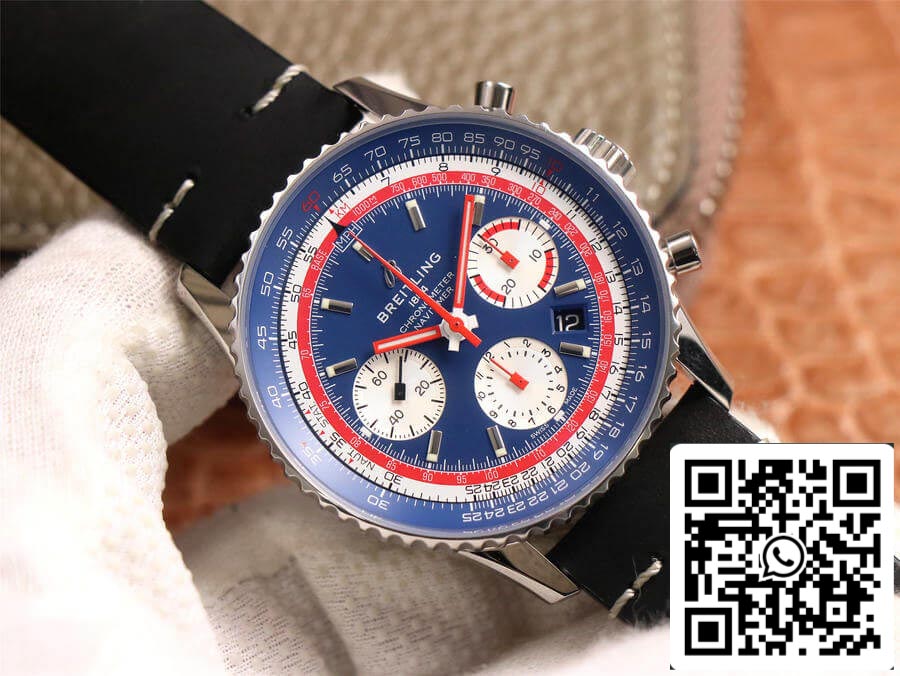 Breitling Navitimer AB01212B1C1A1 1:1 Best Edition V9 Factory Blue Dial US Replica Watch