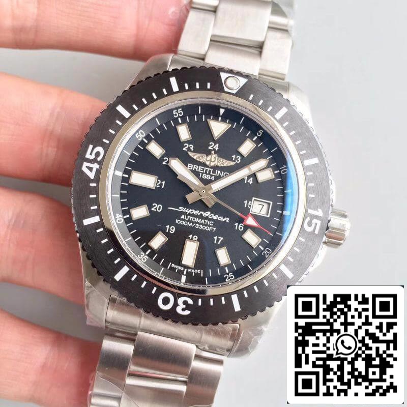 Breitling Superocean 44 1739310/BF45/162A GF Factory 1:1 Best Edition Swiss ETA2824 Black Dial US Replica Watch