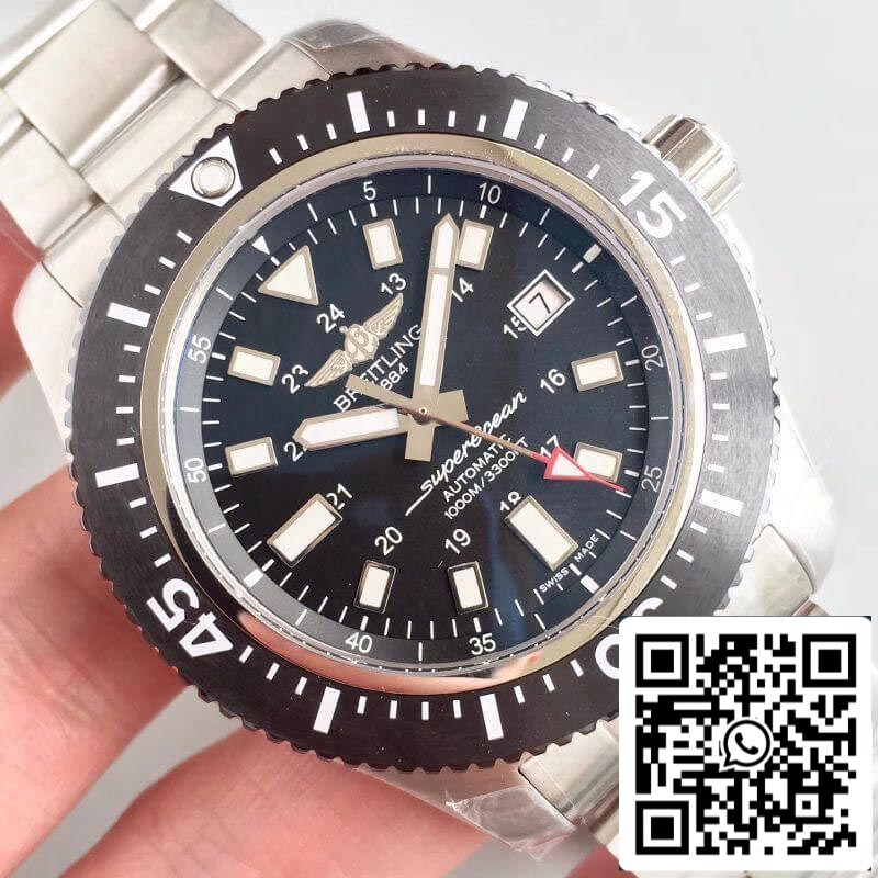 Breitling Superocean 44 1739310/BF45/162A GF Factory 1:1 Best Edition Swiss ETA2824 Black Dial US Replica Watch