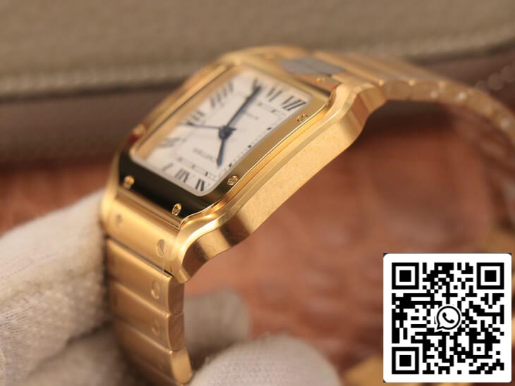 Cartier De Santos WSSA0010 1:1 Best Edition BV Factory 18K Gold US Replica Watch