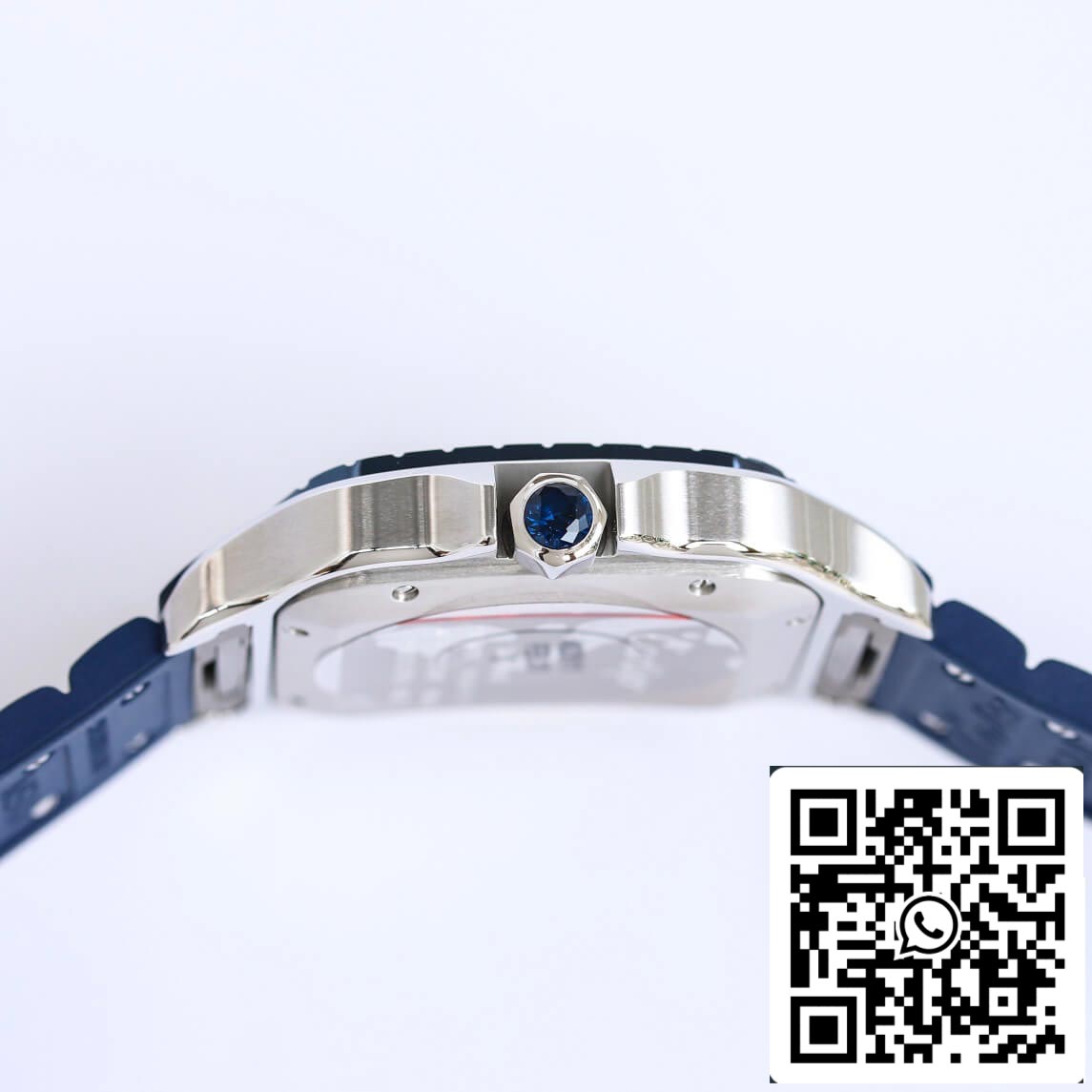 Cartier Santos 1:1 Best Edition GF Factory Rubber Strap US Replica Watch