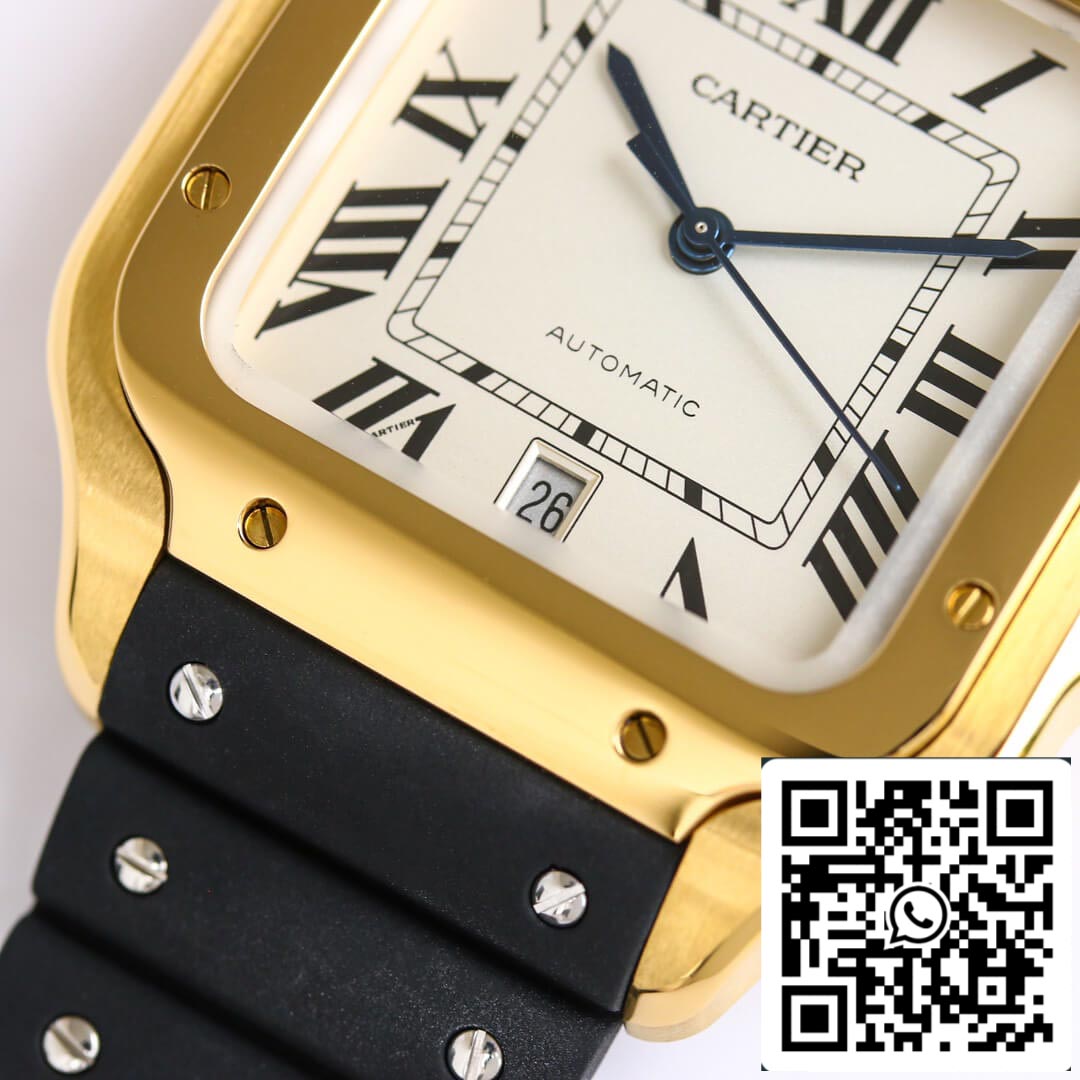 Cartier Santos WGSA0009 1:1 Best Edition GF Factory V2 Yellow Gold US Replica Watch