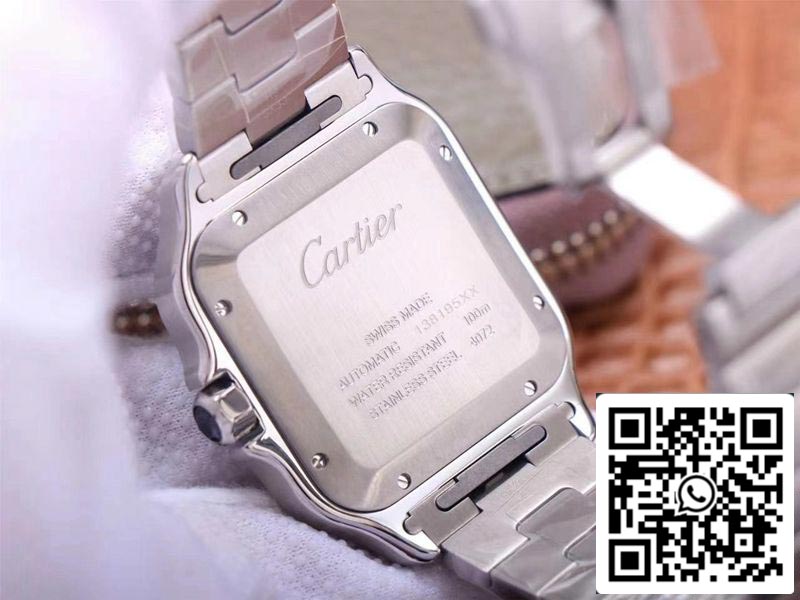 Cartier Santos de WSSA0037 1:1 Best Edition V6 Factory Gray Dial Swiss ETA9015 US Replica Watch