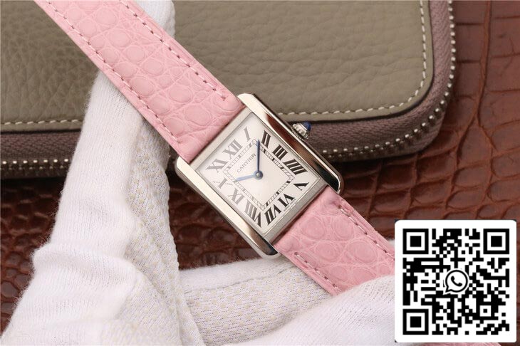 Cartier Tank Ladies 1:1 Best Edition K11 Factory White Dial US Replica Watch