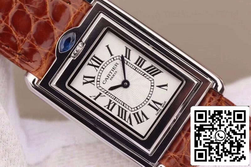 Cartier Tank Solo Ladies W5200025 1:1 Best Edition Swiss Ronda Quartz US Replica Watch