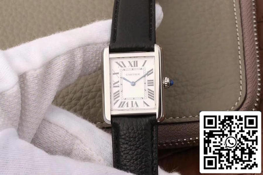 Cartier Tank Solo W5200005 JF Factory 1:1 Best Edition Swiss Ronda Quartz US Replica Watch