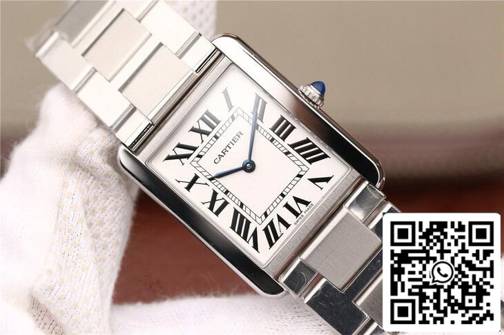 Cartier Tank W5200013 1:1 Best Edition K11 Factory Stainless Steel US Replica Watch