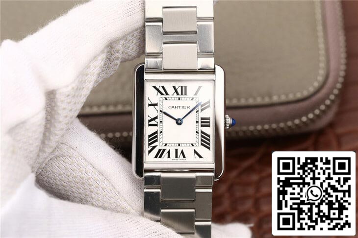 Cartier Tank W5200013 1:1 Best Edition K11 Factory Stainless Steel US Replica Watch