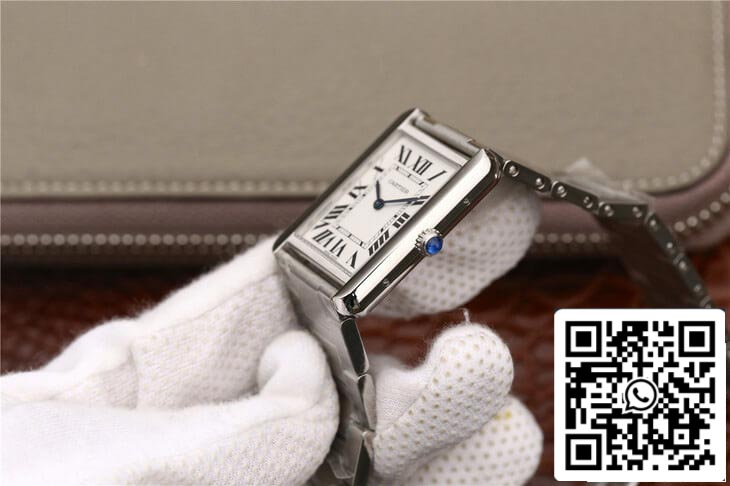 Cartier Tank W5200013 1:1 Best Edition K11 Factory Stainless Steel US Replica Watch