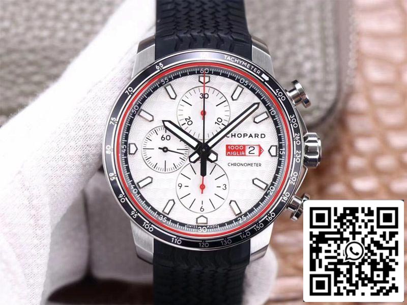 Chopard Classic Racing Chronograph 168571-3002 1:1 Best Edition V7 Factory White Dial US Replica Watch