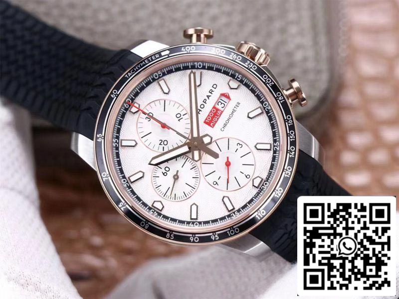 Chopard Classic Racing Chronograph 168571-6001 1:1 Best Edition V7 Factory White Dial US Replica Watch