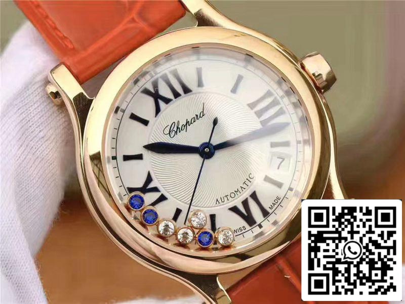 Chopard Happy Sport 274808 1:1 Best Edition YF Factory Rose Gold Swiss Movement US Replica Watch