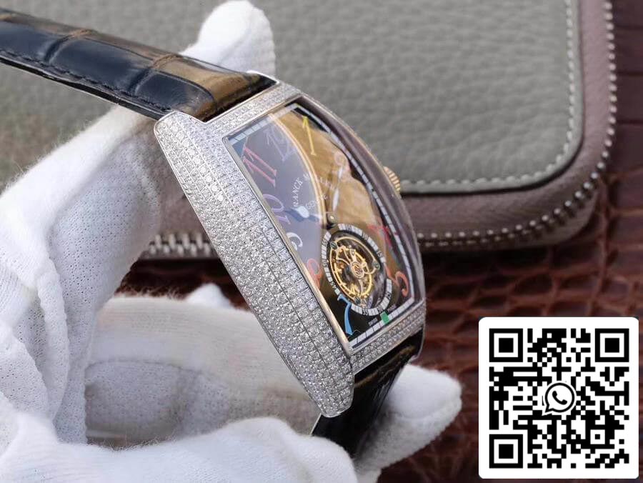 Franck Muller Crazy Color Dreams Tourbillon 8880 1:1 Best Edition Swiss Tourbillon US Replica Watch