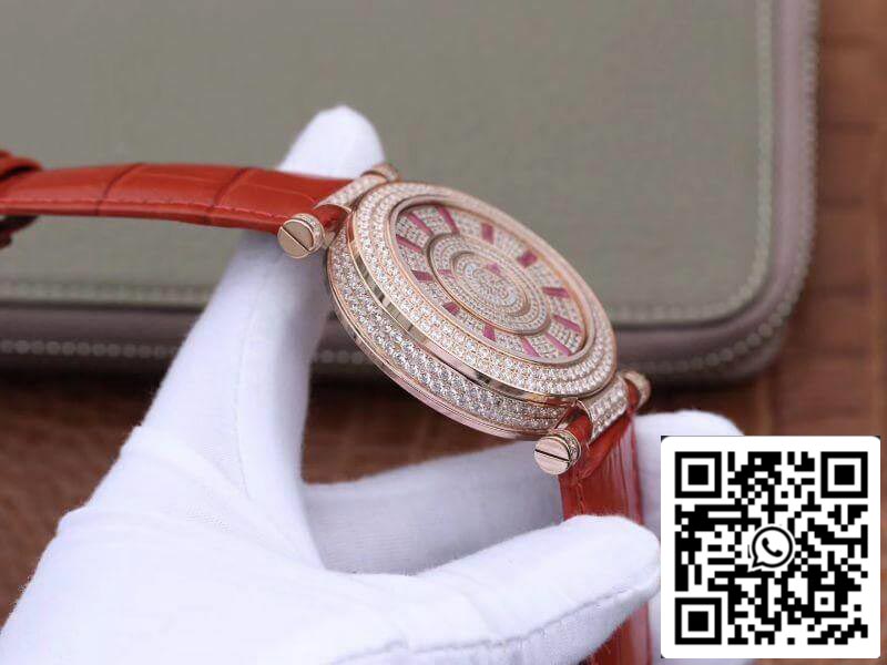 Franck Muller DM Rose Gold Double Mystery Diamond Ruby DM42D2RCD GS Factory 1:1 Best Edition Swiss FM.800 US Replica Watch