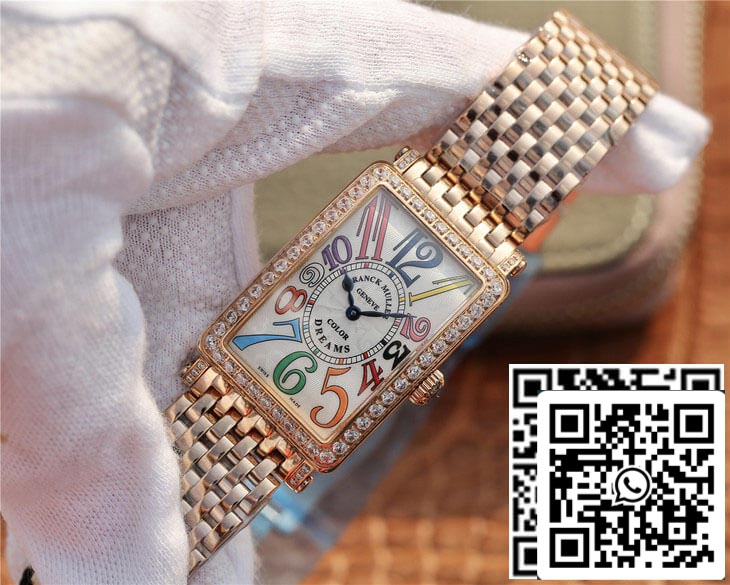 Franck Muller LONG ISLAND 952 Ladies 1:1 Best Edition ABF Factory Rose Gold With Diamonds US Replica Watch