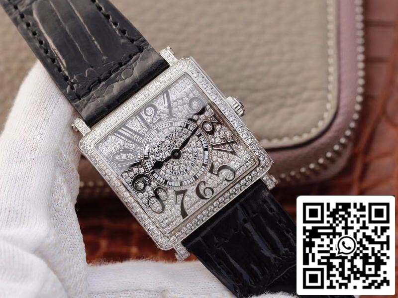 Franck Muller Master Square Ladies 6002 M QZ D GF Factory 1:1 Best Edition Swiss Quartz silver dial US Replica Watch