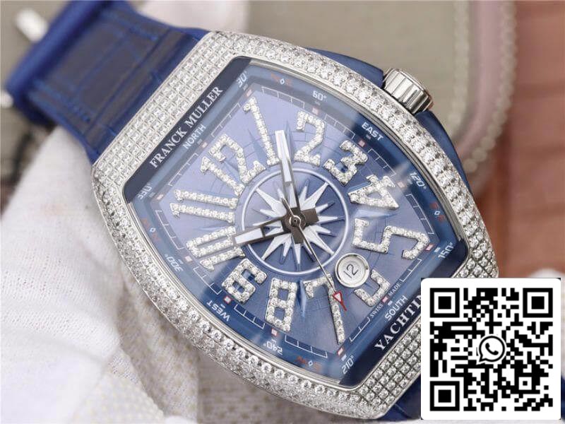 Franck Muller Vanguard V45.SC.DT.AC.BL 1:1 Best Edition Swiss ETA2824-2 US Replica Watch