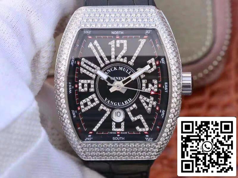 Franck Muller Vanguard V45.SC.DT.D.NBR.CD.5N.NR 1:1 Best Edition Swiss ETA2824-2 US Replica Watch