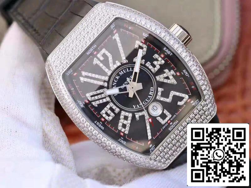 Franck Muller Vanguard V45.SC.DT.D.NBR.CD.5N.NR 1:1 Best Edition Swiss ETA2824-2 US Replica Watch