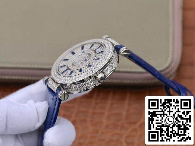 Franck Muller White Gold Double Mystery DM42D2RCD GS Factory 1:1 Best Edition Diamond Watch Swiss FM.800 US Replica Watch