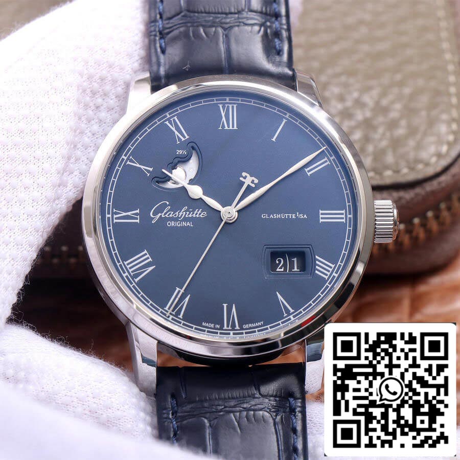 Glashutte Senator 1-36-04 1:1 Best Edition V9 Factory Stainless Steel US Replica Watch