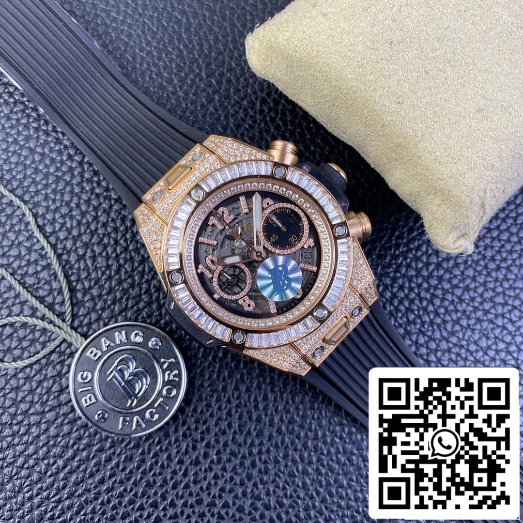 Hublot BIG BANG Unico 421.OX.1180.RX.0904 1:1 Best Edition BB Factory Diamond Case US Replica Watch