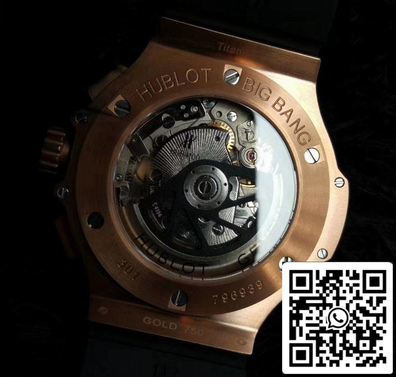 Hublot Big Bang 301.PX.1180.RX.1104 1:1 Best Edition V6 Factory Rose Gold Diamond Swiss HUB4100 US Replica Watch