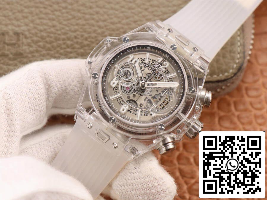 Hublot Big Bang 411.JX.4802.RT 1:1 Best Edition White Transparent Dial US Replica Watch