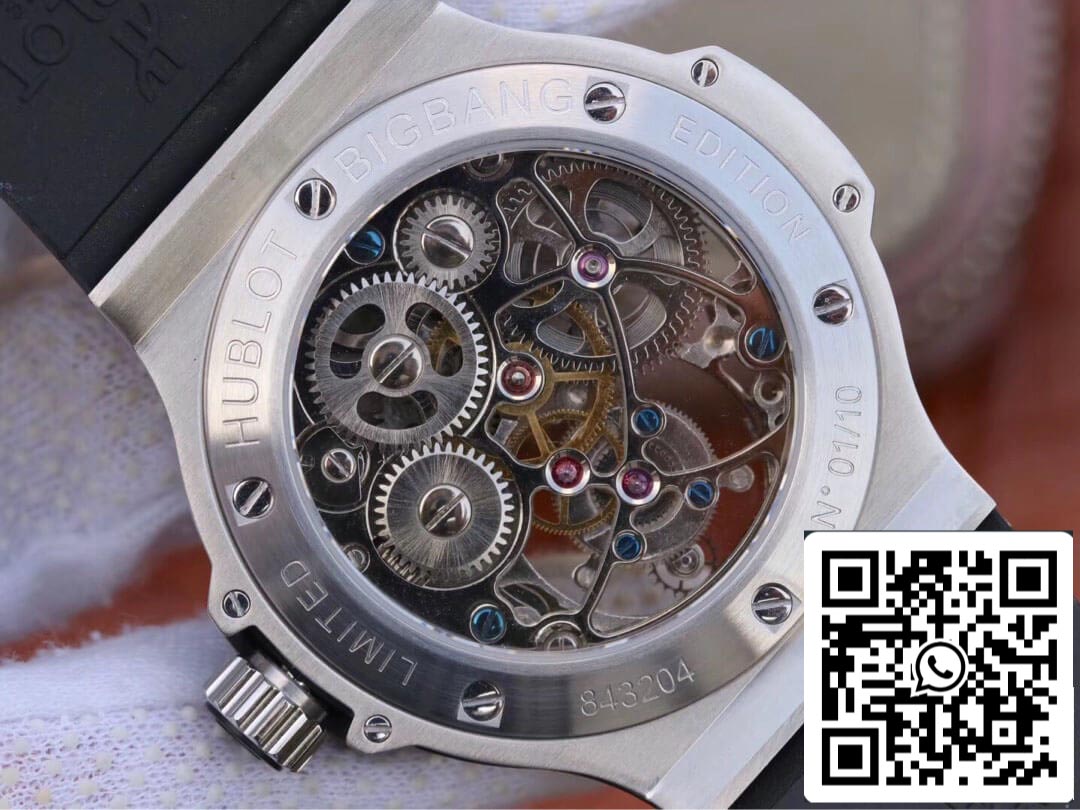 Hublot Big Bang Hollow Tourbillon 1:1 Best Edition Ceramic Bezel Skeleton Dial US Replica Watch