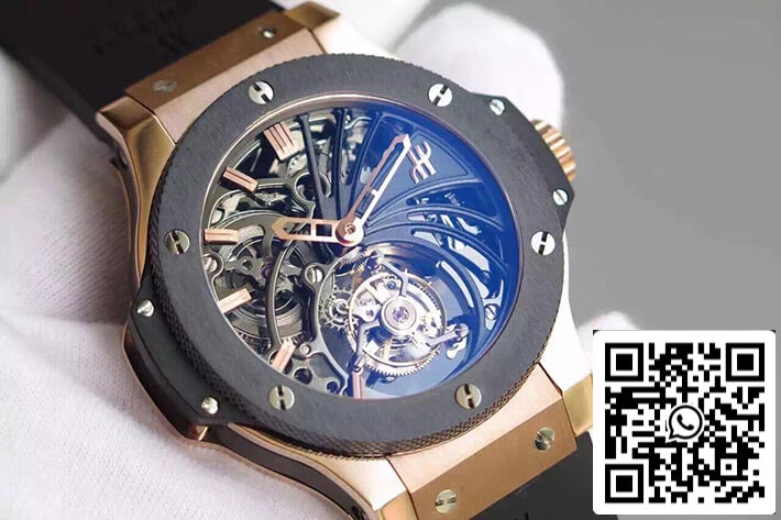 Hublot Big Bang Hollow Tourbillon 1:1 Best Edition Swiss Manual Winding Tourbillon Movement US Replica Watch