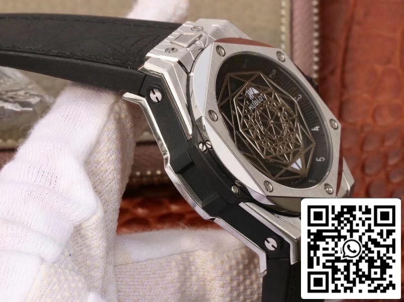 Hublot Big Bang Sang Bleu 415.NX.1112.VR.MXM16 TMF Factory 1:1 Best Edition Swiss ETA1213 Black Dial US Replica Watch