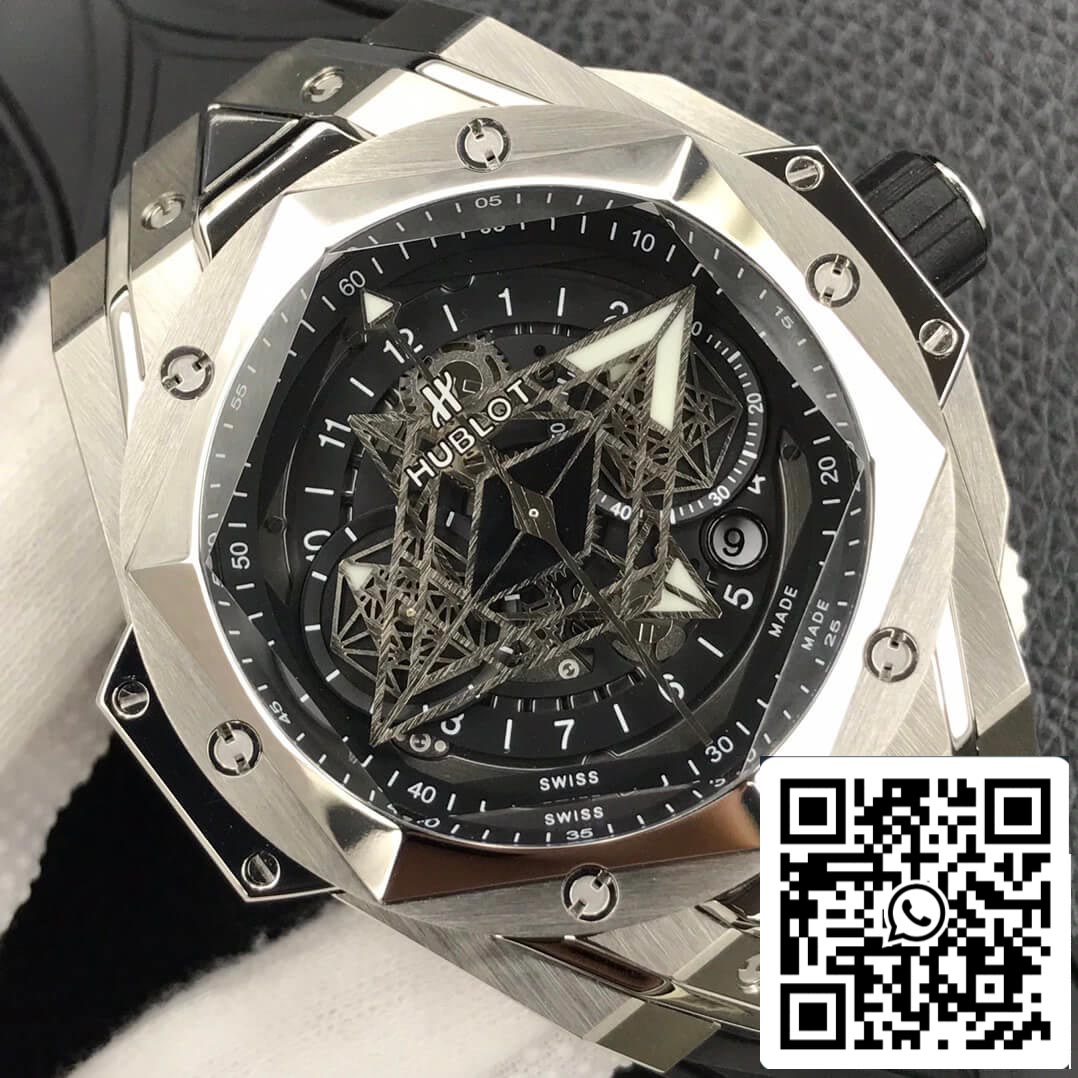 Hublot Big Bang Sang Bleu II 418.NX.1107.RX.MXM19 1:1 Best Edition HB Factory Black Dial US Replica Watch