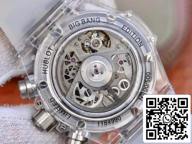 Hublot Big Bang Unico 411.JX.4802.RT Mechanical Watches 1:1 Best Edition Swiss ETA1242 Rubber Strap US Replica Watch