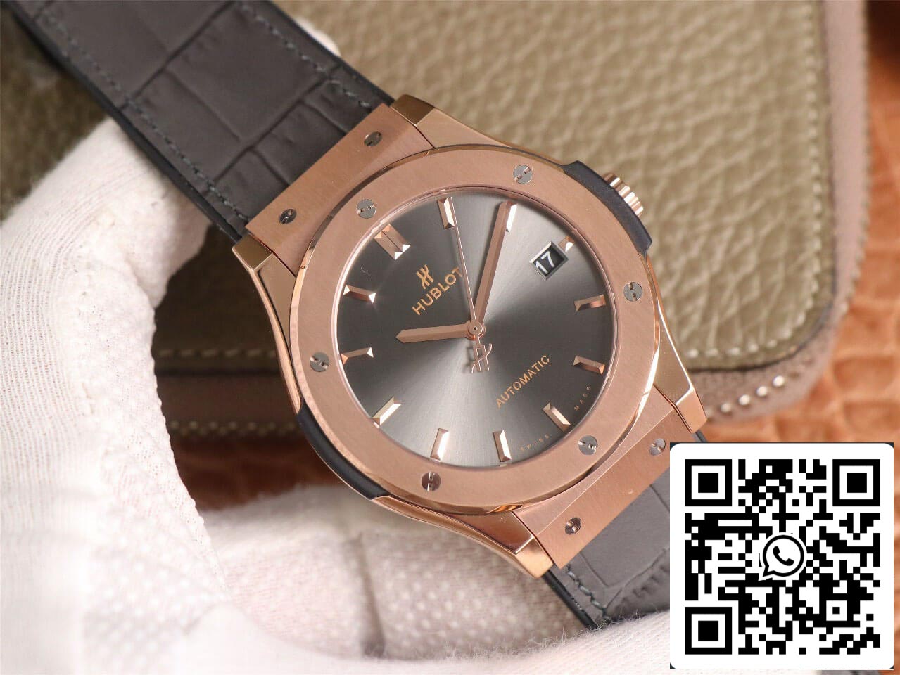 Hublot Classic Fusion 511.OX.7081.LR 1:1 Best Edition WWF Factory Dark Gray Dial US Replica Watch