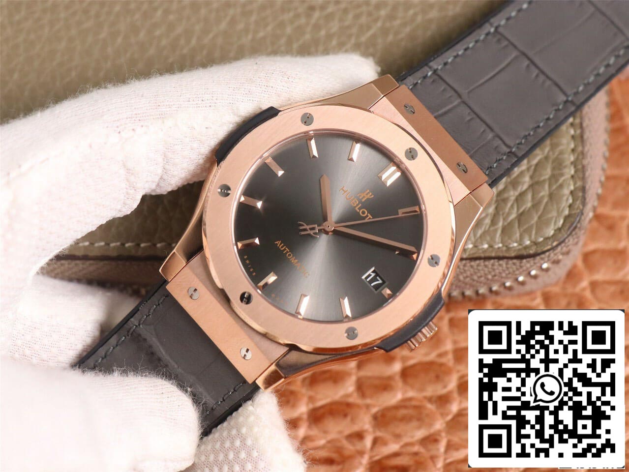 Hublot Classic Fusion 511.OX.7081.LR 1:1 Best Edition WWF Factory Dark Gray Dial US Replica Watch