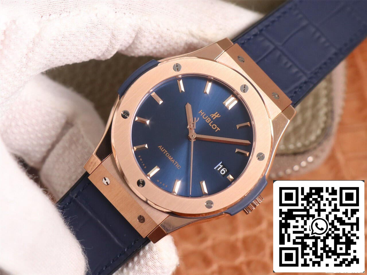 Hublot Classic Fusion 511.OX.7180.LR 1:1 Best Edition WWF Factory Rose Gold US Replica Watch