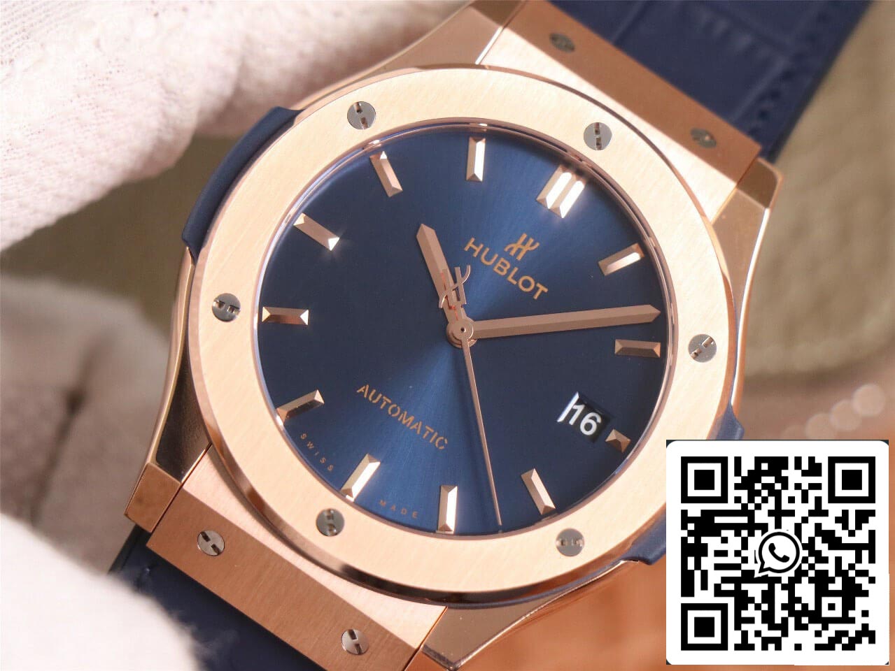 Hublot Classic Fusion 511.OX.7180.LR 1:1 Best Edition WWF Factory Rose Gold US Replica Watch