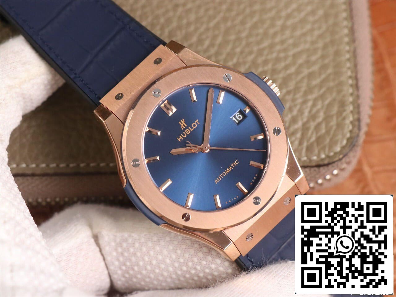 Hublot Classic Fusion 511.OX.7180.LR 1:1 Best Edition WWF Factory Rose Gold US Replica Watch