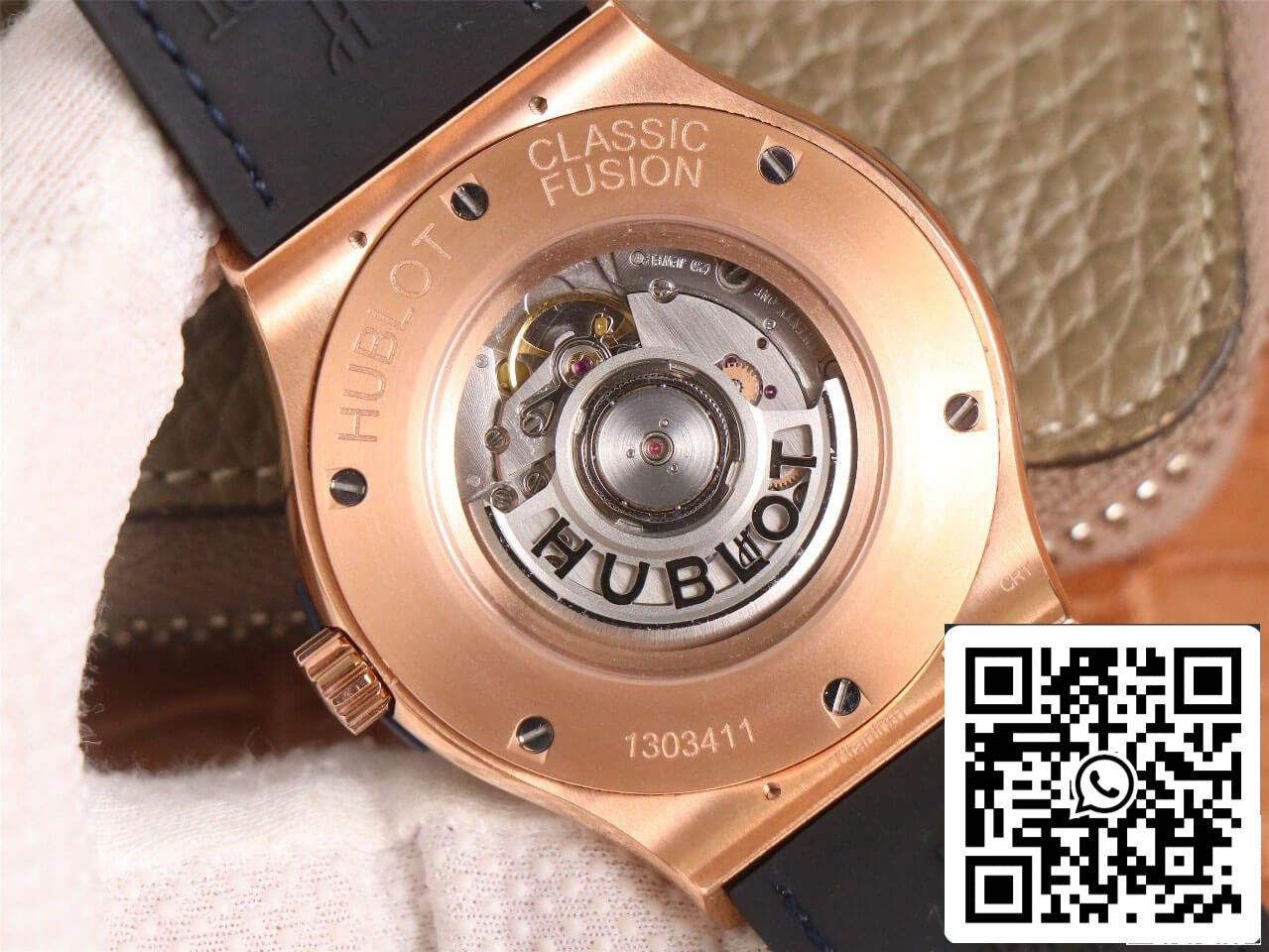 Hublot Classic Fusion 511.OX.7180.LR 1:1 Best Edition WWF Factory Rose Gold US Replica Watch