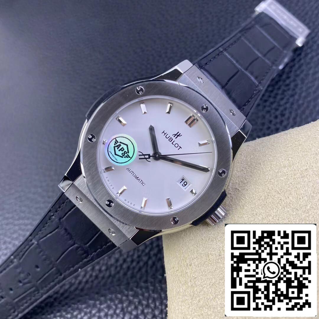 Hublot Classic Fusion 542.NX.2611.LR 42MM 1:1 Best Edition APS Factory White Dial US Replica Watch