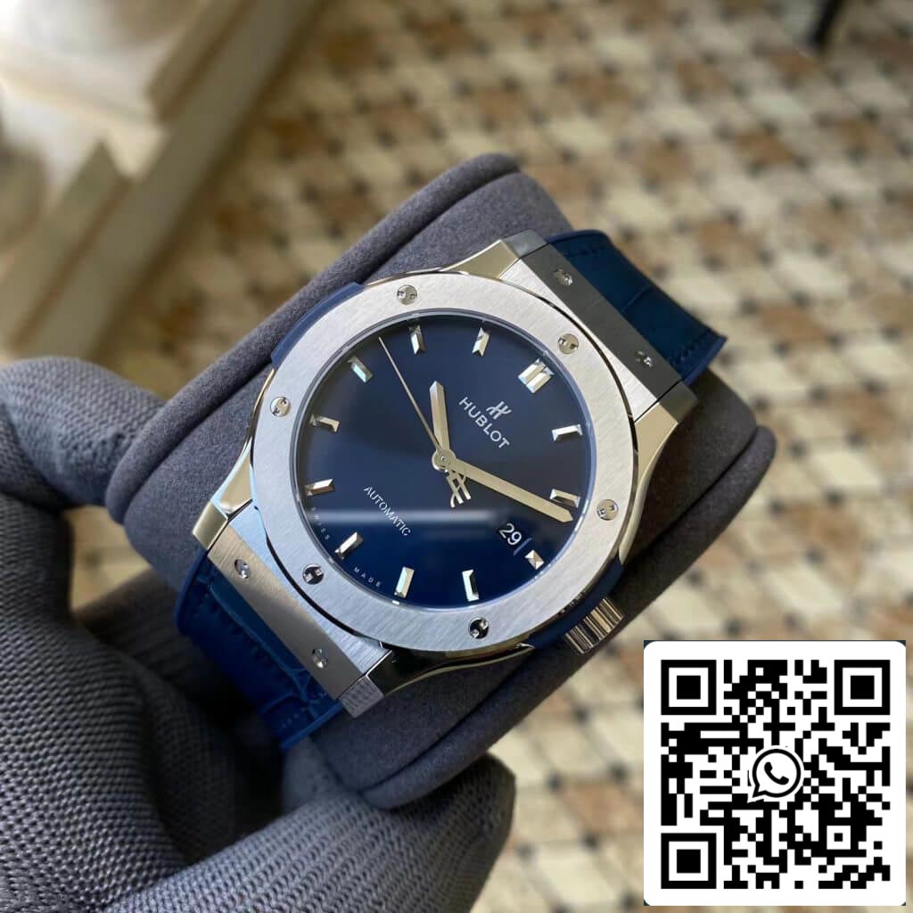 Hublot Classic Fusion 542.NX.7170.LR 42MM 1:1 Best Edition APS Factory Blue Dial US Replica Watch