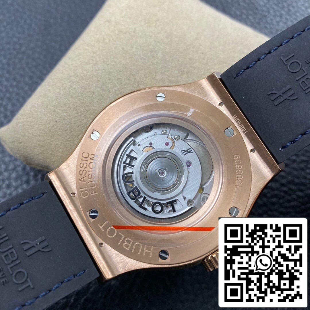 Hublot Classic Fusion 542.OX.7180.LR 42MM 1:1 Best Edition WWF Factory Rose Gold US Replica Watch