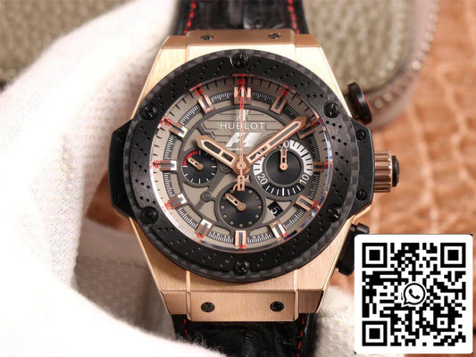 Hublot King Power 703.ZM.1123.NR.FMO10 1:1 Best Edition V6 Factory Rose Gold US Replica Watch