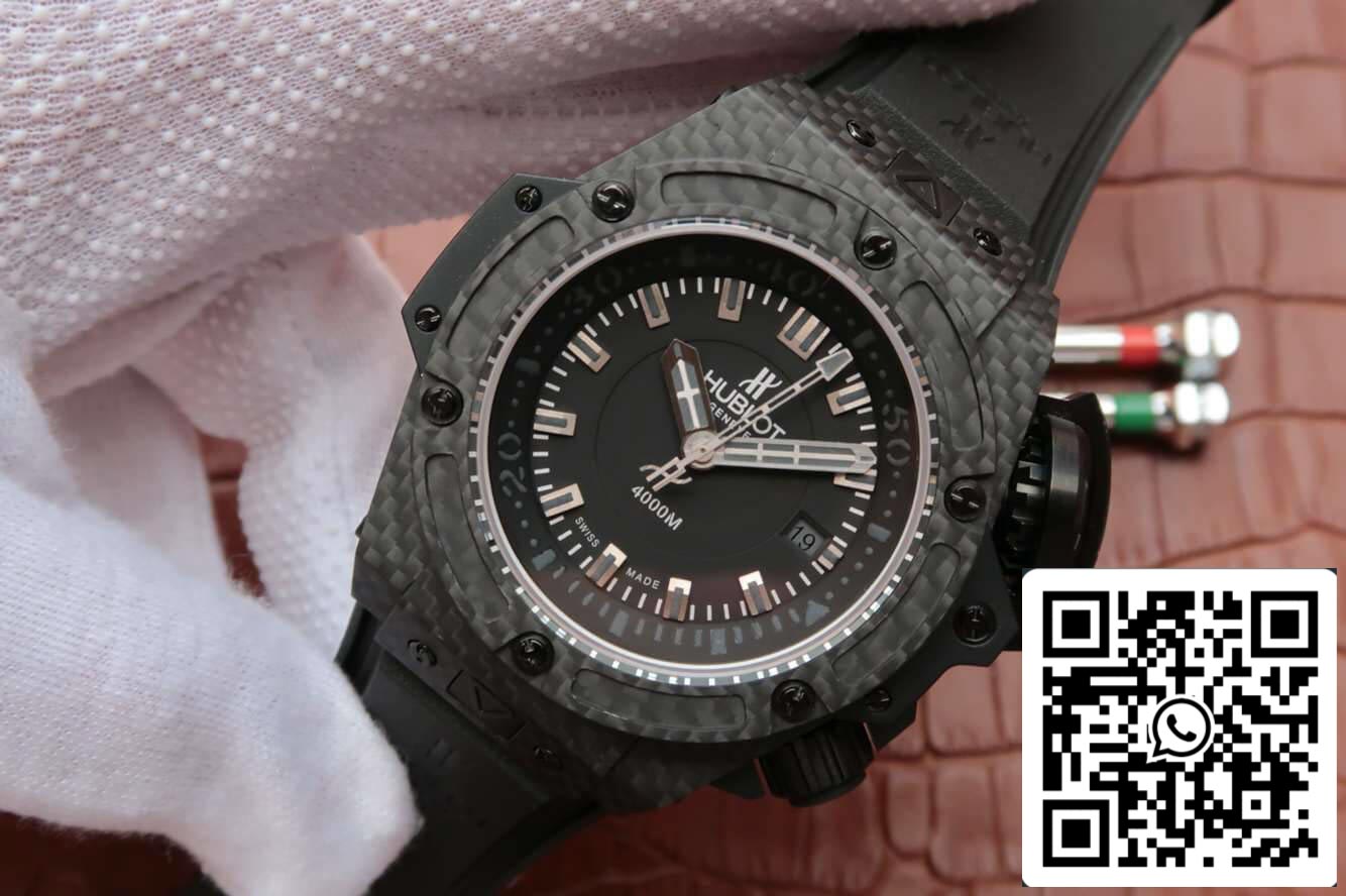 Hublot King Power Oceanographic 4000M 731.QX.1140.RX 1:1 Best Edition V6 Factory Forged Carbon Fiber US Replica Watch