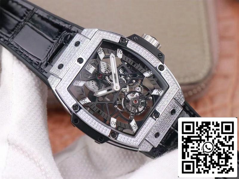 Hublot Masterpiece Tourbillon 906.NX.0129.VR.AES13 1:1 Best Edition JB Factory Diamond Swiss HUB 9006 US Replica Watch