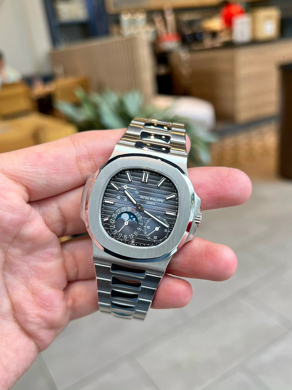 Patek Philippe Nautilus 5712/1A-001 1:1 Mejor Edición PPF Factory V2 Esfera Azul