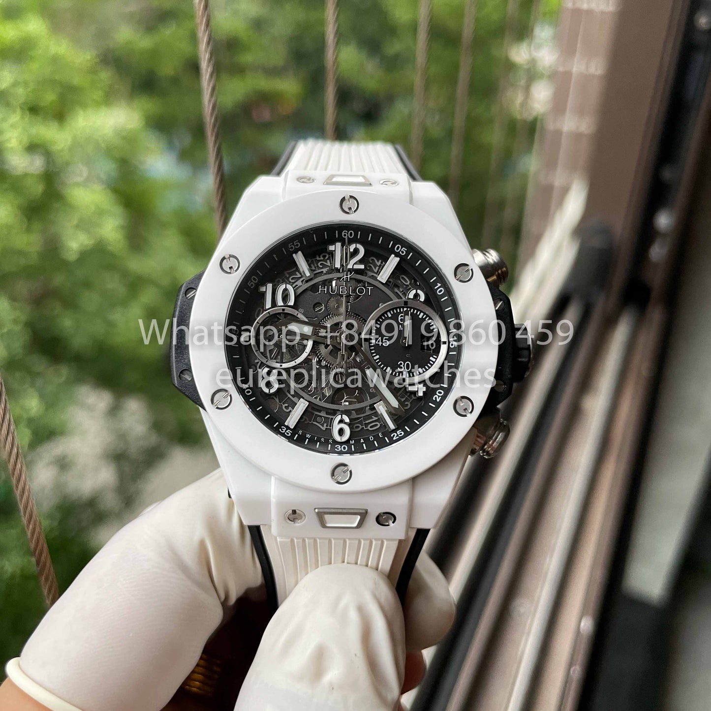 Hublot Big Bang Unico Ceramic 441.HX.1171.RX 1:1 Best Edition BBF Factory White Ceramic