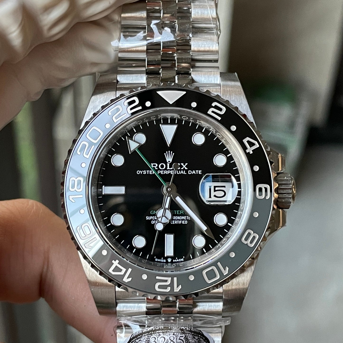 Rolex GMT Master II m126710grnr-0003 Bruce Wayne Batman 1:1 Mejor edición Limpia de fábrica Más nuevo 2024